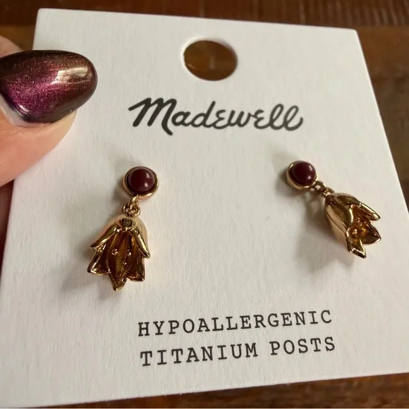 Madewell Semiprecious Lily Drop Earrings - Picture 5 of 7